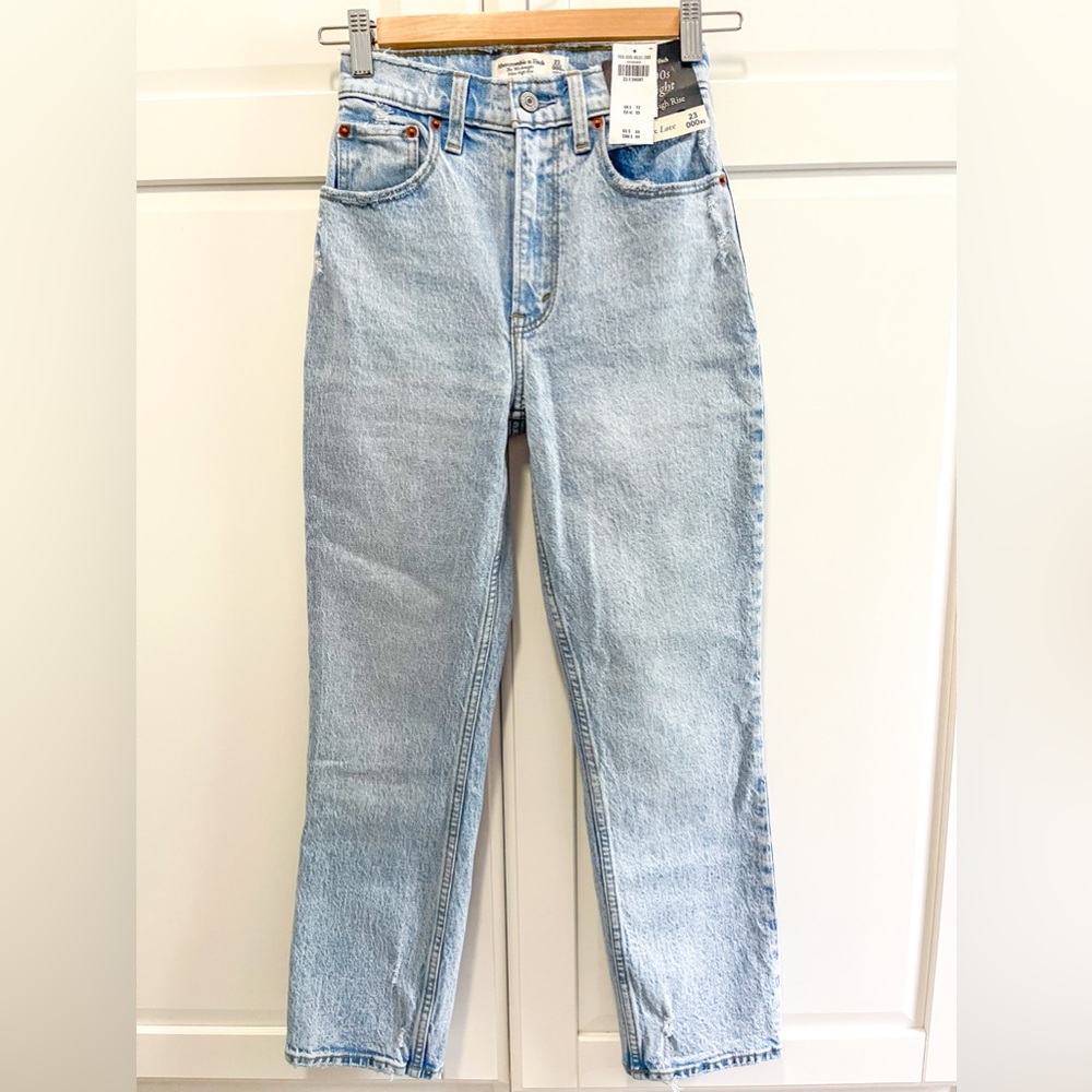 Abercrombie & Fitch Jeans Curve Love Size 23 extra short - Picture 1 of 4